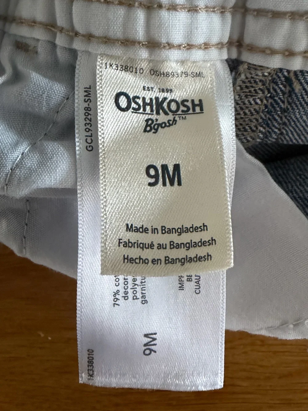 OshKosh B'gosh Baby Girl Overalls with Floral Trim